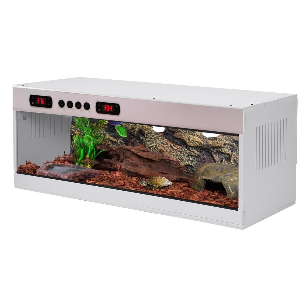 39.4″x15.8″x15.8″ Reptile Enclosure Large Reptile Terrarium Habitat Tank US