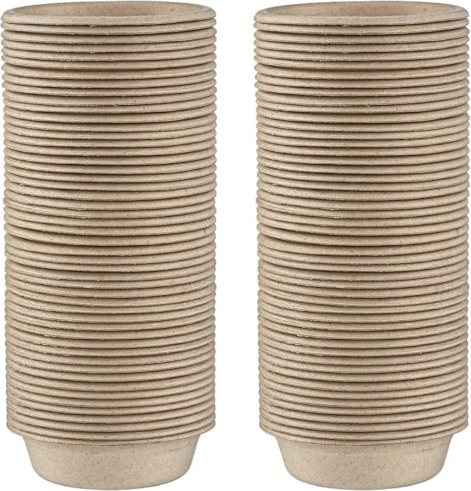 100Pcs 1oz Biodegradable Crested Gecko Food Cups fit Reptile Food Dish or Wat…