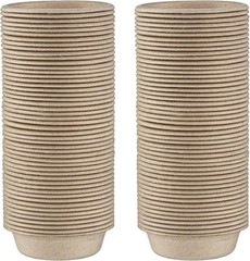 100Pcs 1oz Biodegradable Crested Gecko Food Cups fit Reptile Food Dish or Wat…