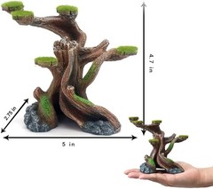Artificial Moss Tree Trunk for Fish Tanks – Natural Look Aquarium Accessory