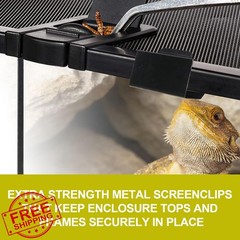 Batator Reptile Terrarium Screen Clips