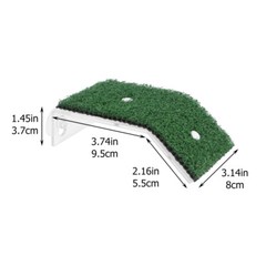 1pc Turtle Drying Platform Simulated Lawn Reptile Tortoise Climbing Ladder
