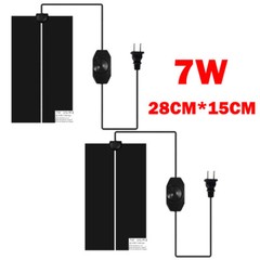 2x 7W 15*28CM Pet Reptile Heater Under Tank Heating Pad Aquarium Lizard Mats NEW