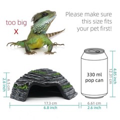 Small Turtle Basking Platform Climbing Ramp Shale Scape Step Ledge, Reptile C…
