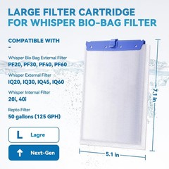 New Upgraded 6-in-1 16-Pack Aquarium Filter Cartridges, Designed for Tetra Wh…