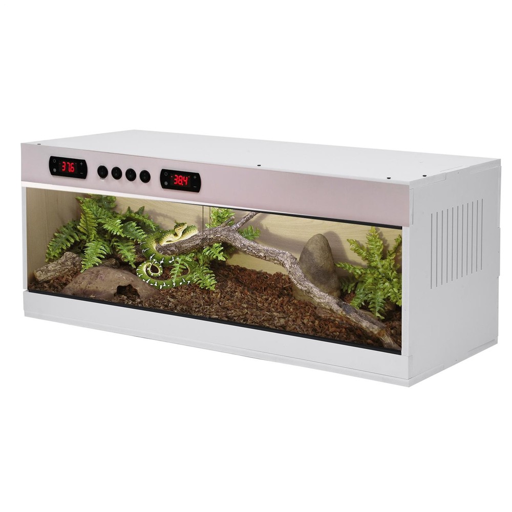 Reptile Terrarium Up to 39.4″x15.8″x15.8″ Stackable Enclosure Snake Tank Cage