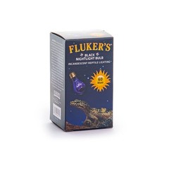 Fluker’s Incandescent Black Nightlight Bulbs for Reptiles, 60 Watt 60 Watts