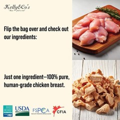 Freeze Dried Cat Treats Chicken Breast 1.4 oz x 4 Packs – Grain-Free Healthy