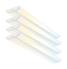4FT 5 Inch Width LED Wraparound Light with 3 Wattages/3 Lumens/3 CCT Selectab…
