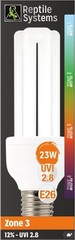 Reptile Systems Compact Fluorescent Lamp 23W UVI 118008 Zone 3 Full Spectrum E26