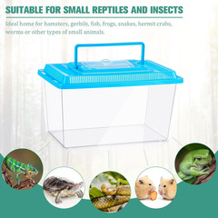10 Pcs Spider Tarantula Enclosure Reptile Terrarium Plastic Portable Reptile Bre