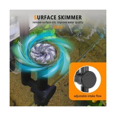 hygger Quiet Hang On Back Aquarium Filter 5-30 Gallon Small Fish Ta… Fast Ship