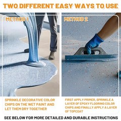 Blend Decorative Color Chips, 3-5MM Epoxy Floor Flakes Chips – Stone Carpet E…