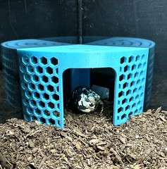 Hermit Crab Climbing Corner Stand Tank Ornament Hide Cave Accessories Supplies
