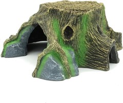 Resin Large Turtle Tank Accessories Reptile Hideouts Cave Habitat Decor Gecko