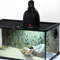 Reptile Light Fixture 2 Packs 5.5 Inch Deep Dome Lamp Cap, Optical Reflection Co
