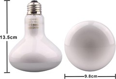 150W UVA Reptile Basking Light Bulb – 2 Pack for Healthier Terrarium Habitats