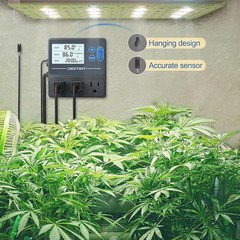 3-in-1 Temperature Humidity Timer Controller Greenhouse Reptile Plant Care New