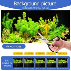 Aquarium Background & Fish Tank Background – Ultra HD Static Cling, Tape-F