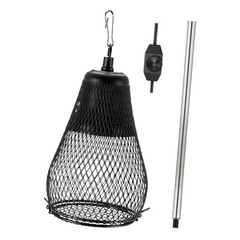 Reptile Heat Lamp Cap US Plug Reptile Heat Lamp Mesh Cage for Chicks