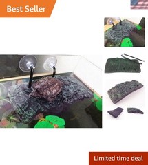 Compact Floating Turtle Pier – Strong Suction Basking Platform for Small Turtles