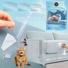 Cat Couch Protector for Cats – Complete Anti-Scratch Protection Kit with 18 C…