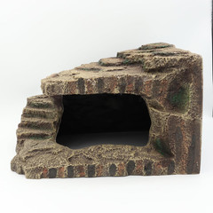 Resin Reptile Hideouts Cave Habitat Decor for Gecko Leopard Lizards Toad Turtle