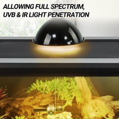 20 Gallon PVC Reptile Terrarium, 24x18x12 inch Reptile Tank for Crested Gecko…