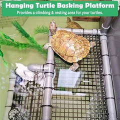 Hanging Turtle Basking Platform, Plastic Turtle Dock Basking Area with Climbing