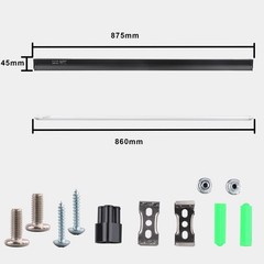 Aiicioo T5 UVB Lighting Combo Kit – Desert 10.0 Terrarium Hood Light Fixture & H
