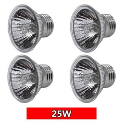 4/8/12/20pcs 25/50/75W Reptile Lamp UVA+UVB Pet Heat Lamp Basking Light Bulb