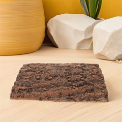 2Pcs Cork Bark Terrarium Background Natural Texture Reptile Habitat Decor