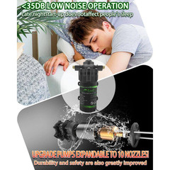 Automatic Reptile Misting System for Terrariums with Digital Timer and 6 Adjusta