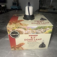 Thrive 8.5″ Dome Lamp 6ft Cord On/Off Switch for 150 Watt bulb (Brand New)