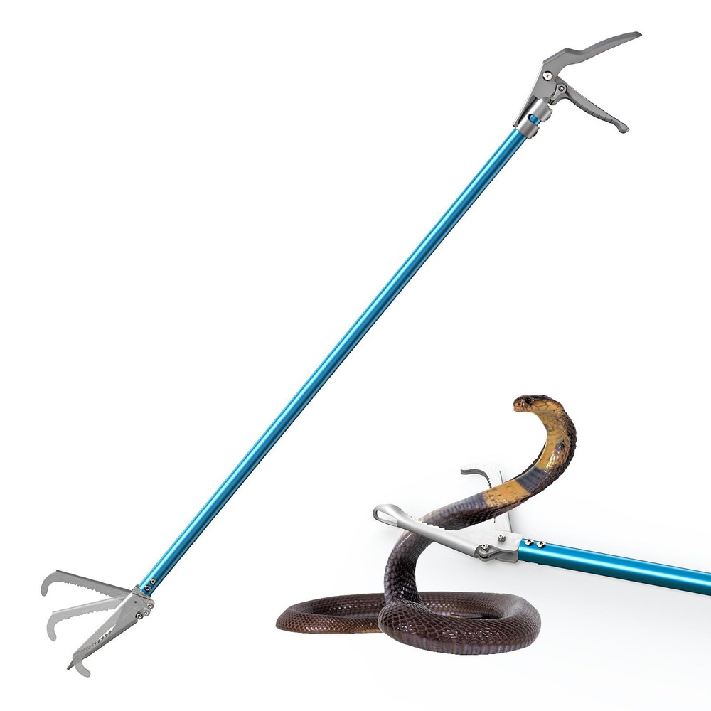 G2 60-inch Professional All-Aluminum Alloy Snake Tong Reptile Grabber Rattle …