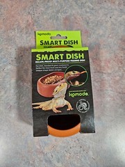 Komodo – Smart Dish – Plastic Mealworm Feeding Bowl for Reptiles – 5” – New