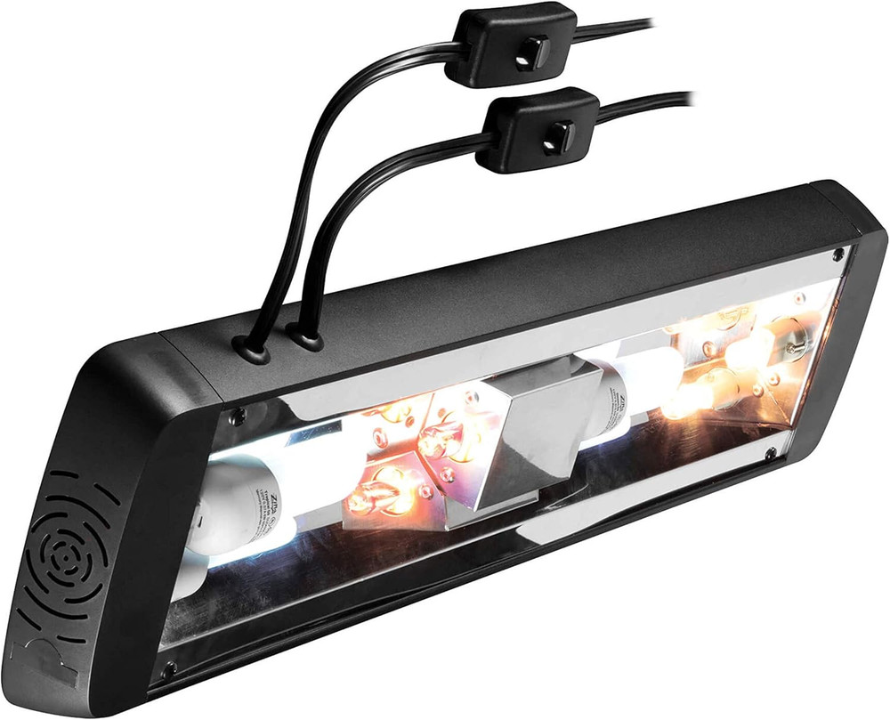 Pro Sol Customizable Light & UVB Fixture for Reptile Terrariums, 20 Inches