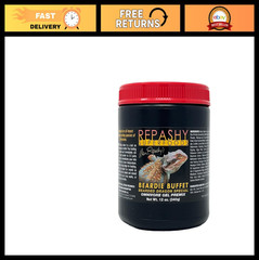 Beardie Buffet Food for Reptiles – 12 Oz Jar, High-Protein Nutrition for Bearded
