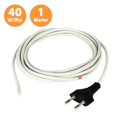 Antifreeze Heating Cable Heating Pipe Anti Ice Silicone Cable 40W/m