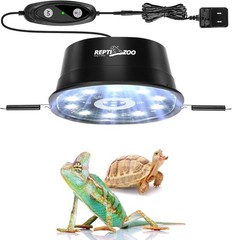 REPTI ZOO UVB Reptile Light with Dimming, LED UVB Light Bulb Fixture