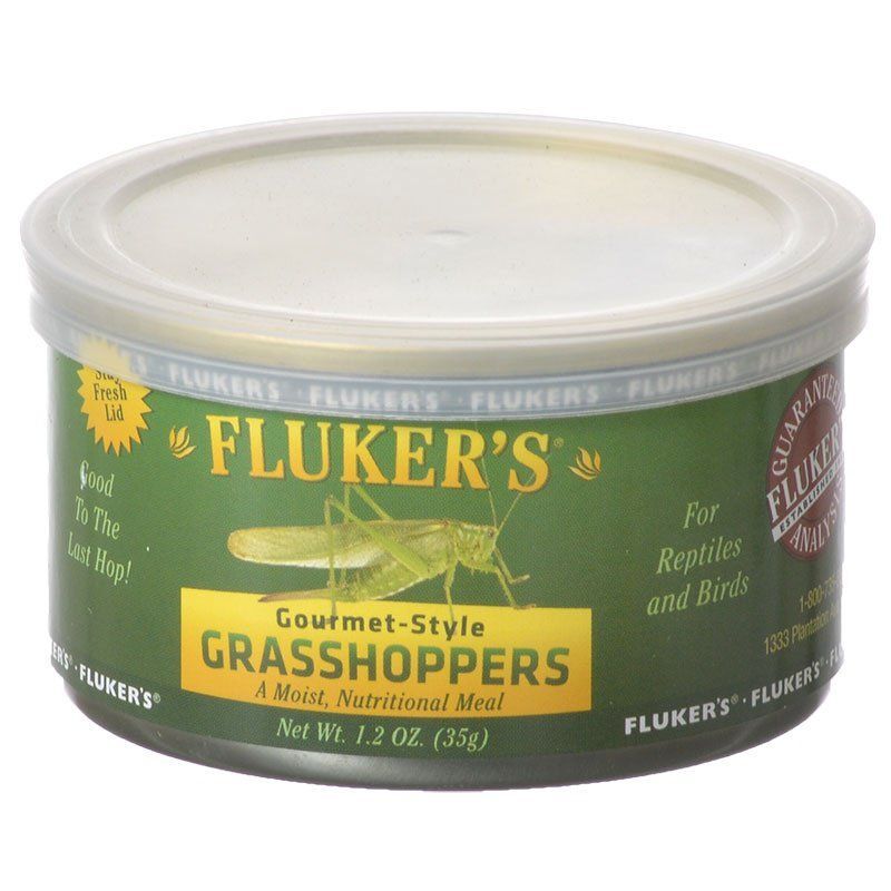 Reptile, Flukers Gourmet Style Canned Grasshoppers (1.2 oz)