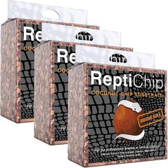 ReptiChip Reptile Substrate Coconut Chip Bedding 72 Quart Compressed Organic