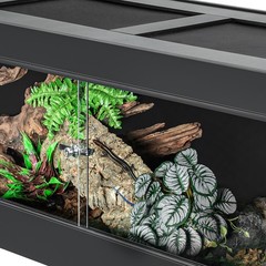 68 Gallon PVC Reptile Tanks Terrariums Front Opening Reptile Enclosure Snake