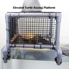 Above-Tank Turtle Basking Platform – Large Loft with Non-Slip Ramp & Dryin