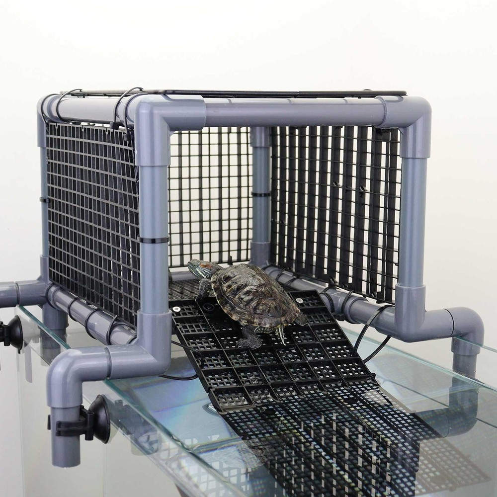 Above-Tank Turtle Basking Platform – Large Loft with Non-Slip Ramp & Dryin