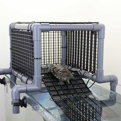 Above-Tank Turtle Basking Platform – Large Loft with Non-Slip Ramp & Dryin