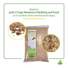 5 Quarts Mealworm And Superworm Wheat Bran Bedding Substrate Food Source
