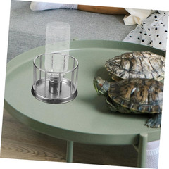 4Pcs Reptile Dish Bowl Turtle Water Dish Tortoise Water Holder Metal Reptile Fee