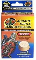 Zoo Med Aquatic Turtle Banquet Block Food and Calcium Supplement 5 pack – 2 Pack