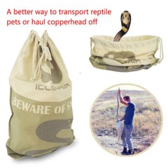 Extra Large Snake Reptile Bag Drawstring Catching Transport Hunting Storage Sack